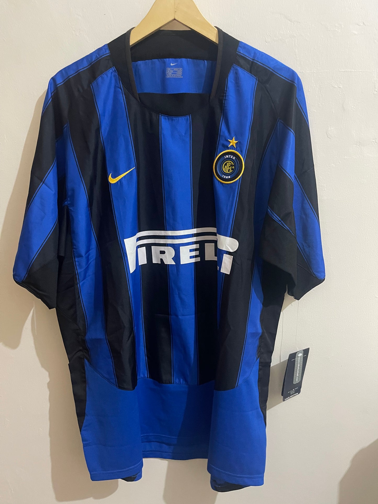 Inter Milan Home Shirt 2003-2004 Size L BNWT